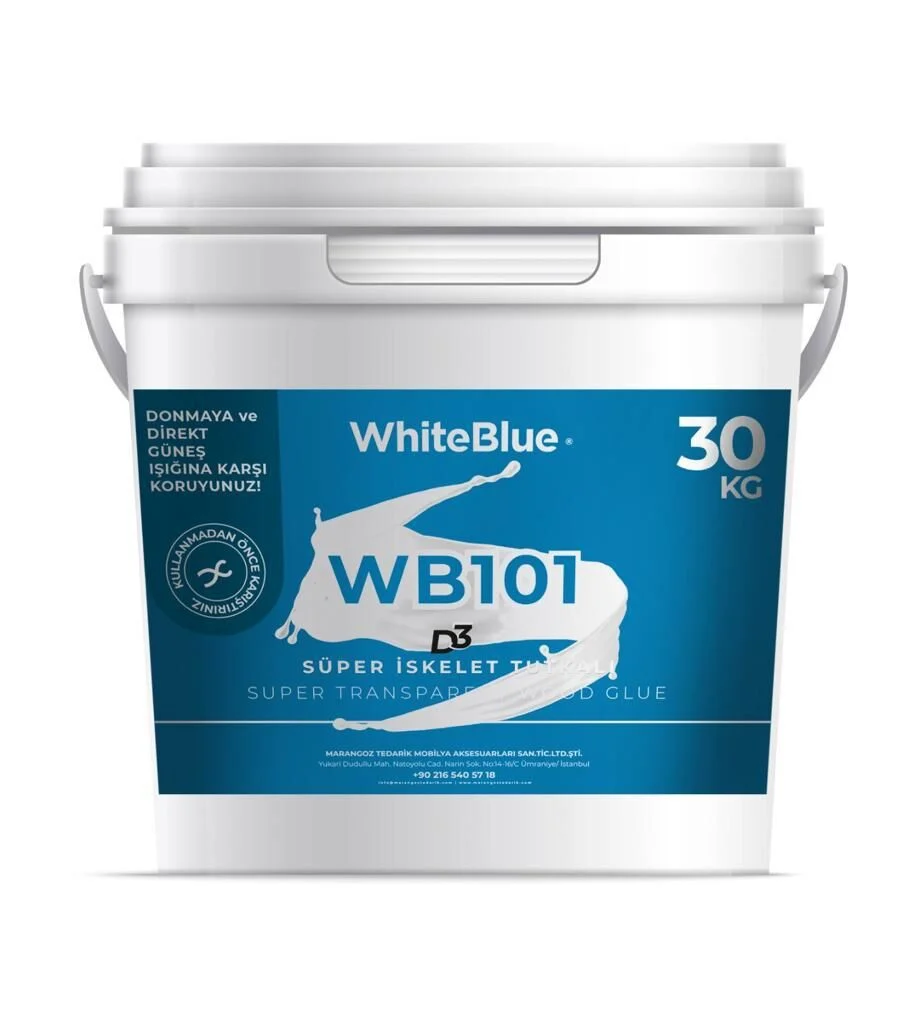 WhiteBlue WB 101 D3 Ahşap Şeffaf İskelet Tutkalı